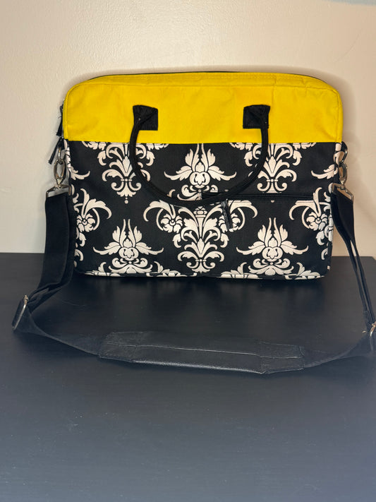 Damask Pattern Laptop Bag