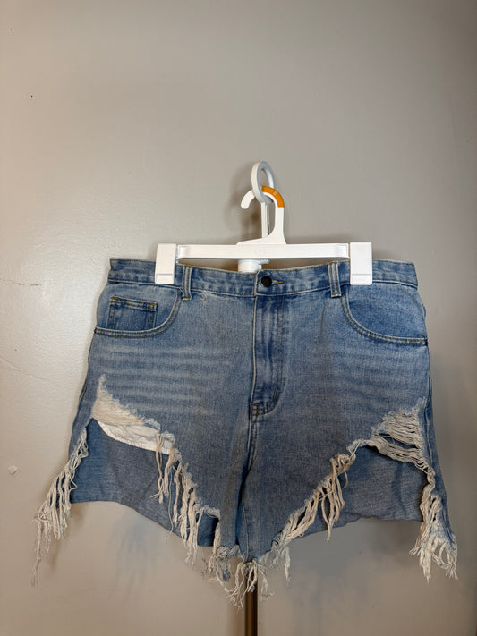 Momokrom Distressed Denim Short
