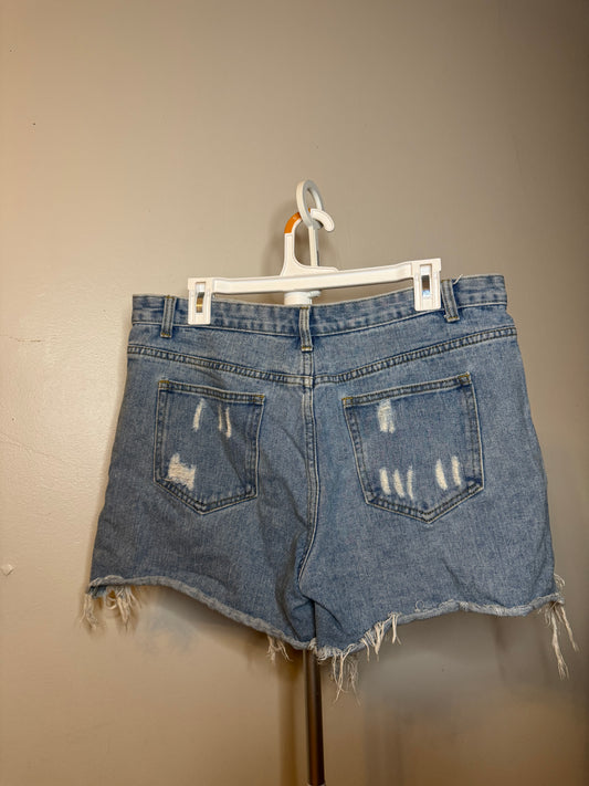 Momokrom Distressed Denim Short