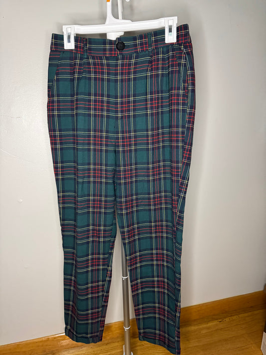 Plaid Utility Pants