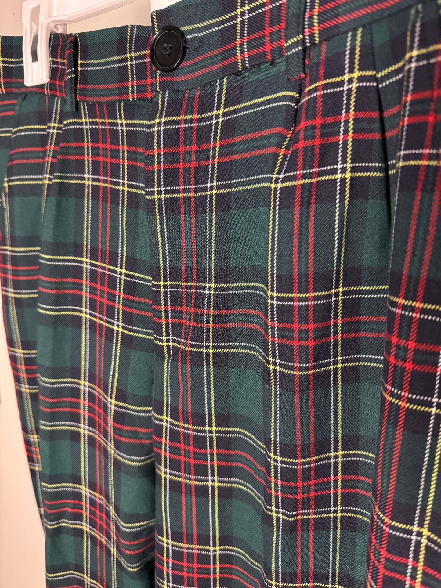 Plaid Utility Pants