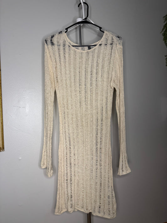 Cream Coverup Dress