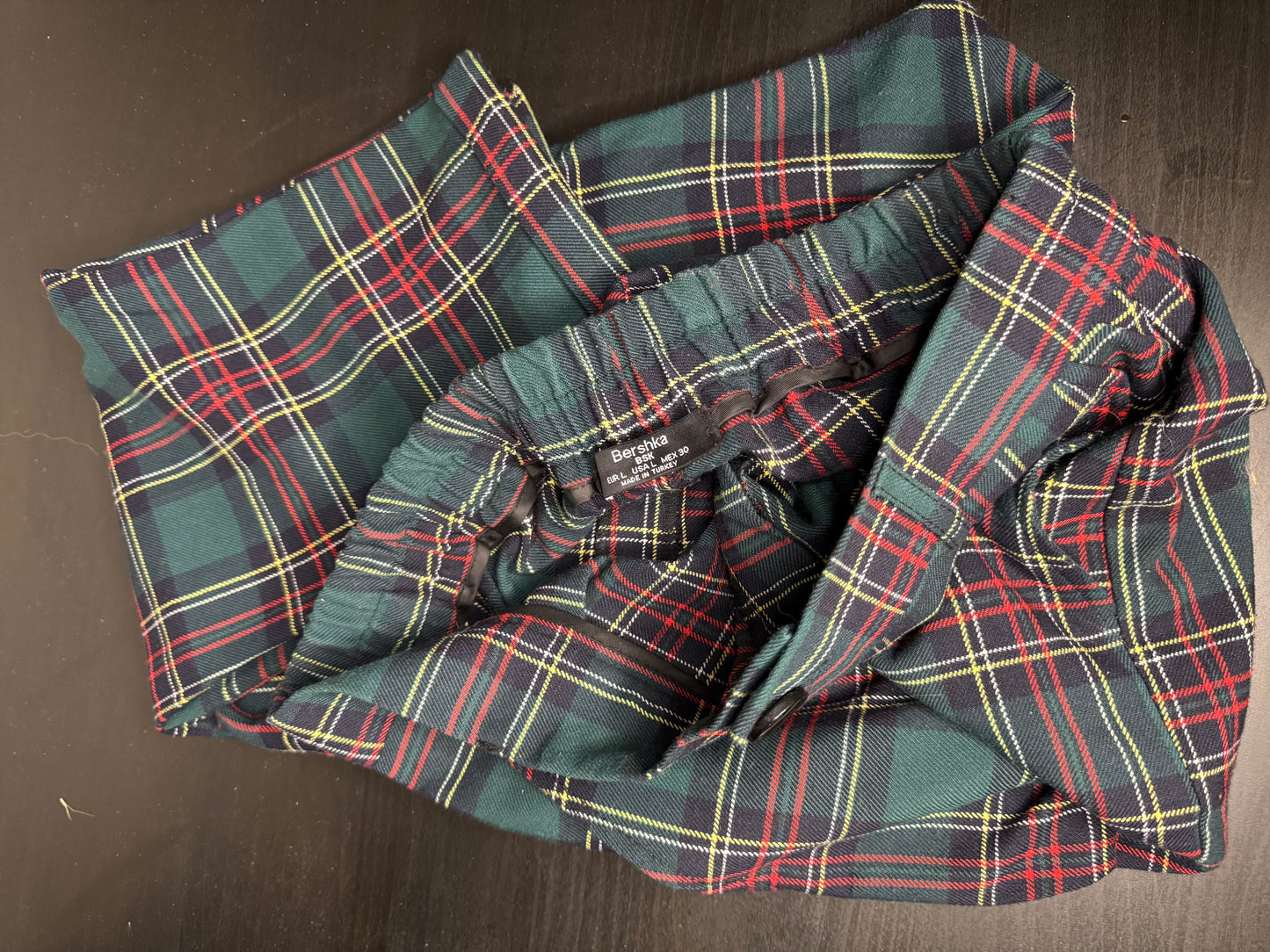 Plaid Utility Pants