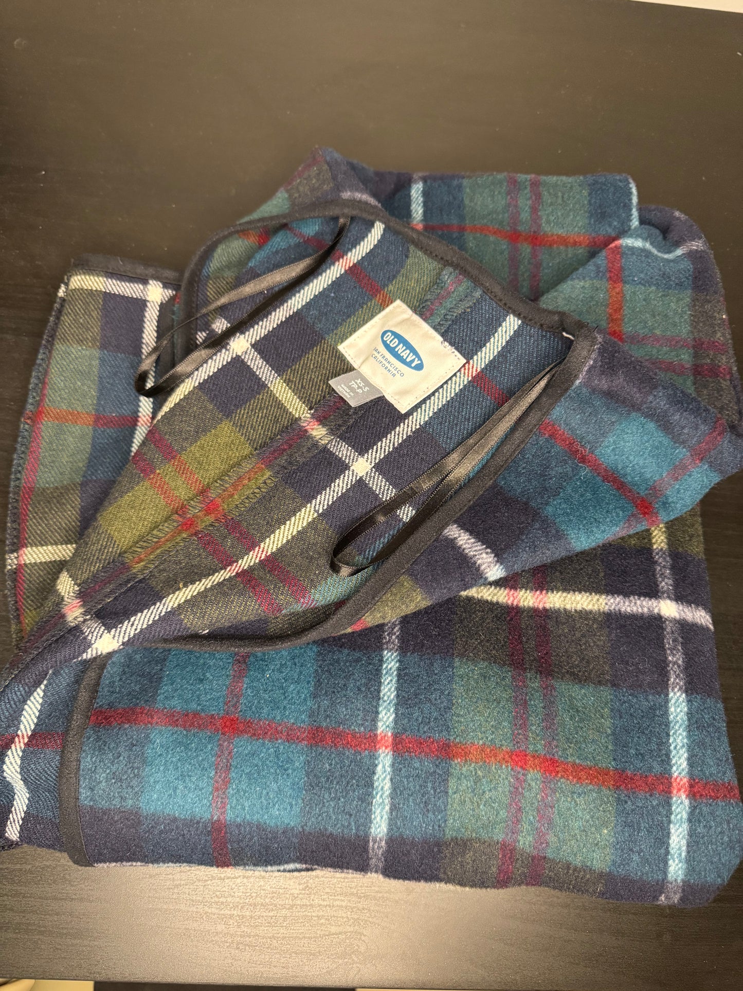 Plaid Poncho