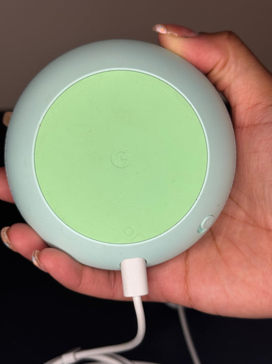 Blue Google Speaker
